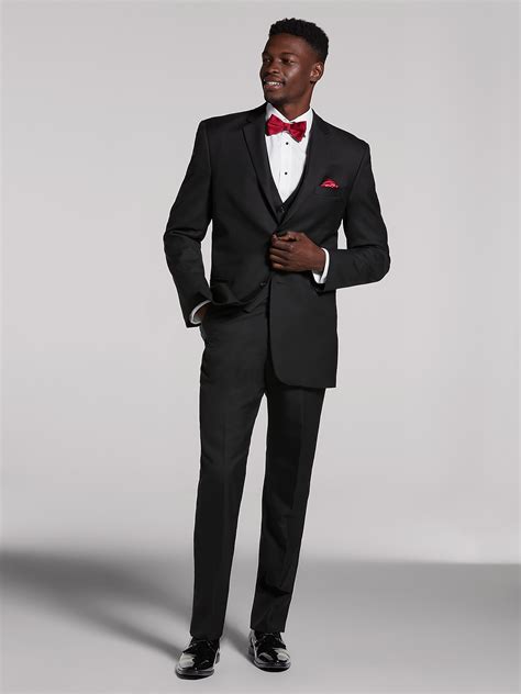 pronto uomo black notch lapel suit|cheap dinner jacket hire.